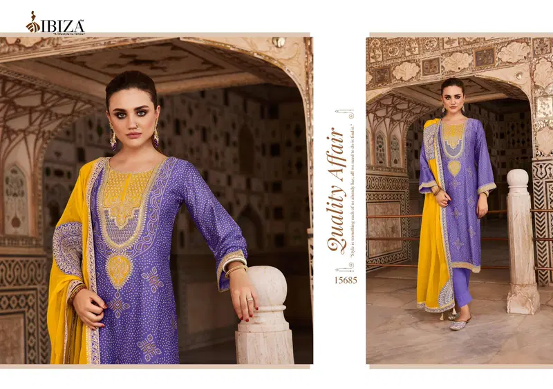 Rubani A By Ibiza Bandhani Printed Salwar Kameez Wholesale Online
